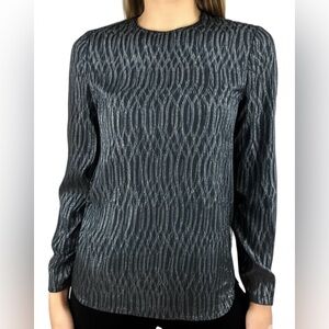 Vintage Giorgio Armani Collezioni Silk Sheer Lightweight Blouse Size 4